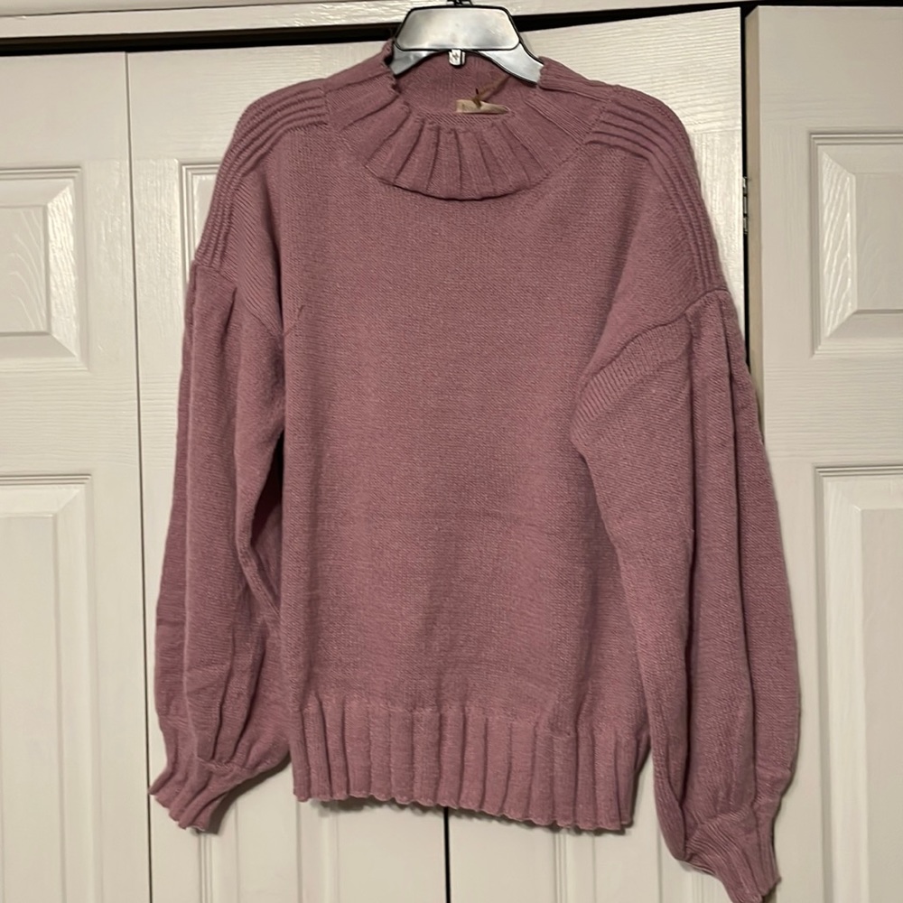 Lilac sweater. Never worn